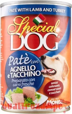 Special Dog All Breeds Adult Paté con Agnello e Tacchino 400 Gr Umido Cane