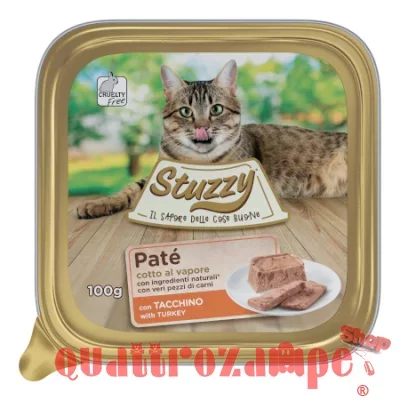Stuzzy Cat Patè Tacchino 100 gr Vaschetta Per Gatti