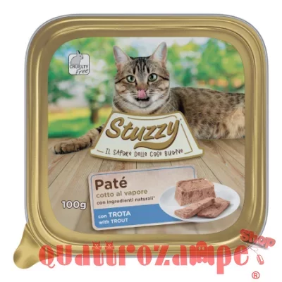 Stuzzy Cat Patè Trota 100 gr Vaschetta Per Gatti