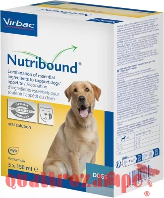 Virbac Nutribound Cani Soluzione Orale Appetibile 3 x 150 ml (450 ml)