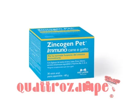 NBF Lanes Zincogen Immuno Pasta in 30 Stick Orali 60 gr Per Cani Gatti