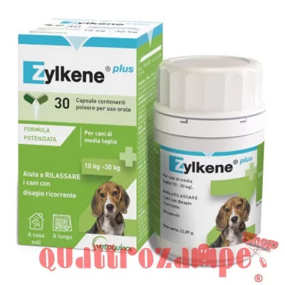 Zylkene Plus per Cani da 10 a 30 kg 30 Capsule