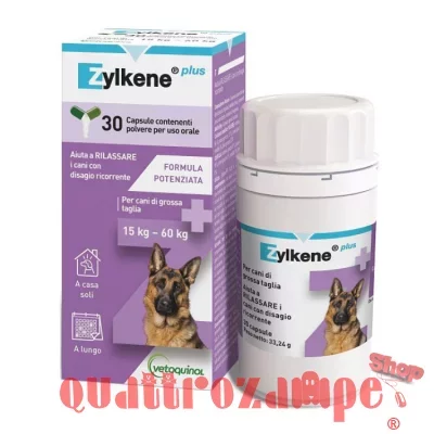 Zylkene Plus per Cani Taglia Grande da 15 a 60 kg 30 Capsule