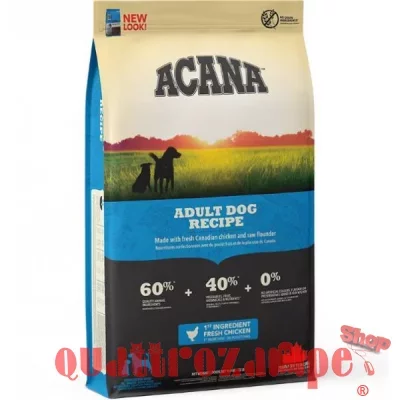 Acana Heritage Adult Recipe 2 Kg Dog Per Cani