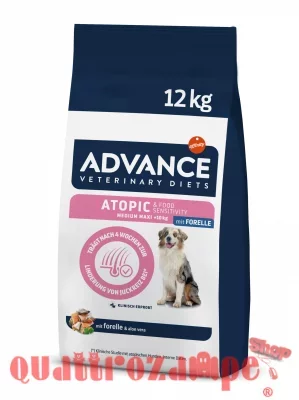 Advance Veterinary Diets Atopic Trota Medium Maxi Cane 12 kg