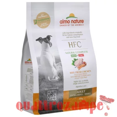 Almo Nature HFC Adult XS S Extra Small - Small Pollo 1,2 kg Cane