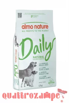 Almo Nature Holistic Medium Large Adult Dog 12 kg Agnello Pollo e Riso per cani (NUOVO PRODOTTO)