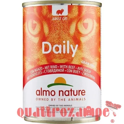 Almo Nature Daily Manzo 400 gr Barattolo Umido Per Gatti