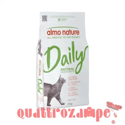 Almo Nature Daily Adult Tonno e Salmone Cat 1,2 kg Per Gatti