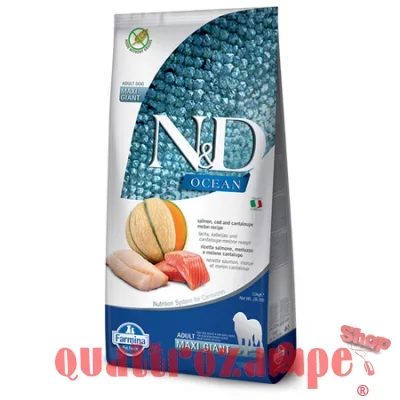 Farmina N/D Ocean Low Grain Medium Maxi Adult Merluzzo e Arancia