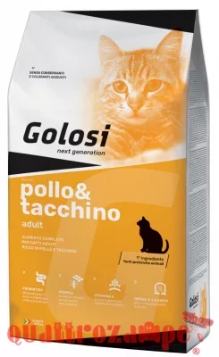 Golosi Cat Adult Pollo e Tacchino 7,5 kg Crocchette Per Gatti