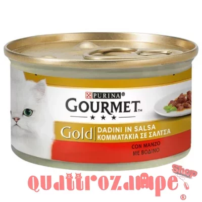 Gourmet gold dadini 85 gr Manzo