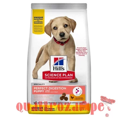 Hill's Science Plan Puppy Large Perfect Digestion 12 Kg Crocchette per cani SCAD PROD 28.02.25