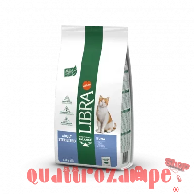 Libra Cat Adult Sterilized Tonno 1,5 kg Crocchette Per Gatto
