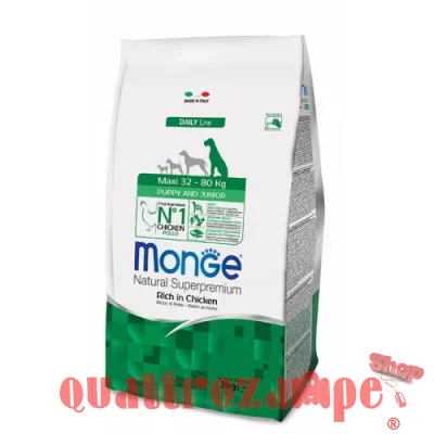 Monge Superpremium Maxi Junior Puppy 3 kg Cane Pollo