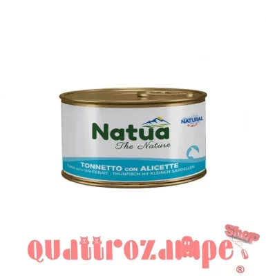 Natua Natural in Jelly Tonnetto con Alicette 85 gr Cibo Umido in Lattina per Gatti