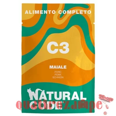 Natural Code C1 Manzo 70 gr Cibo Umido Completo Per Gatti
