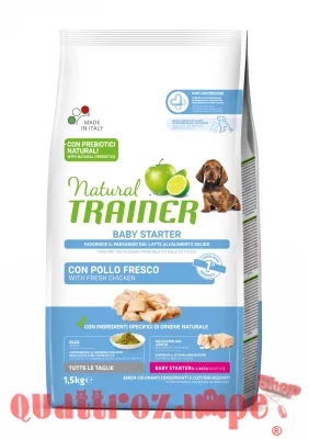 Natural Trainer Baby Starter All Breed 1,5 Kg Per Cani
