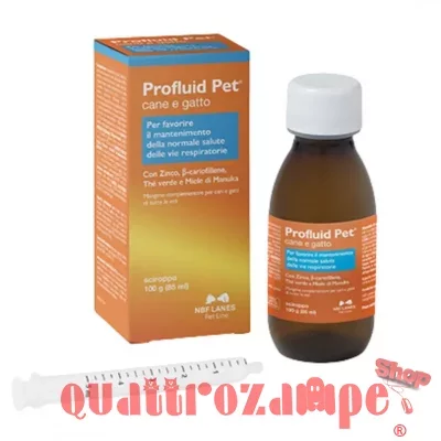 Nbf Lanes Profluid Pet Sciroppo 100g 85 ml Per Cani e Gatti