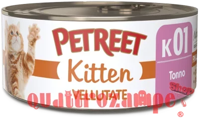 Petreet Kitten Tonno 70 gr K01 Scatoletta Umido Gattini