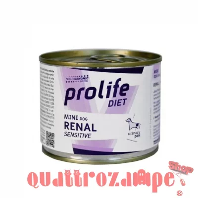 Prolife Dog Diet Mini Renal Sensitive 200 gr Umido Cane