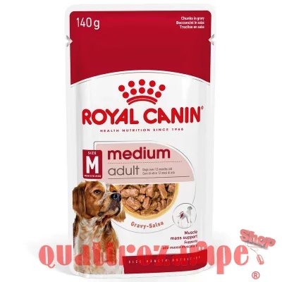Royal Canin Medium Adult 140 Gr Busta In Salsa Umido Per Cane