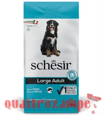 Schesir Dog Large Adult Pesce Monoproteico Mantenimento 12 kg Per Cani