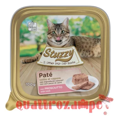 Stuzzy Cat Patè Prosciutto 100 gr Vaschetta Per Gatti