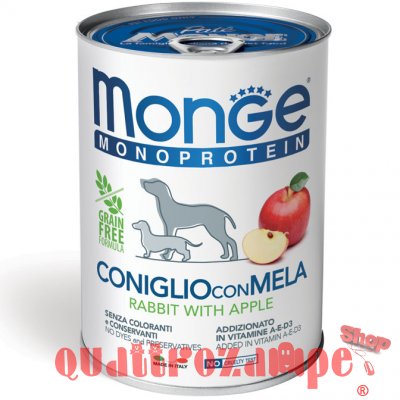 Monge Monoproteico 400 gr Barattolo Umido per Cani