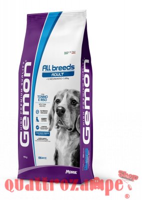 Gemon-All-Breeds-Adult-Maiale-15-kg-Cibo-Secco-Per-Cani