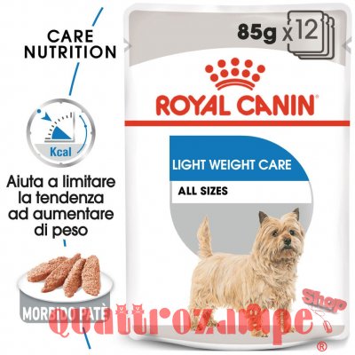 Royal Canin All Sizes Light 85 Gr Busta Pate Loaf Umido Per Cane