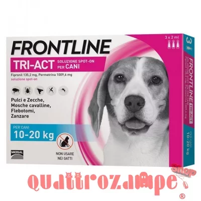Frontline Tri Act 5 - 10 kg Antiparassitario Per Cane